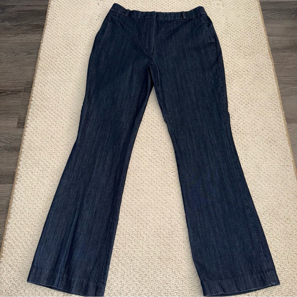 Kate Spade Size 12 Dark Blue Flared Jeans